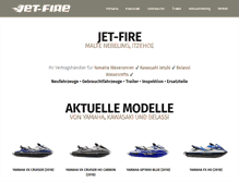 Tablet Screenshot of jet-fire.de